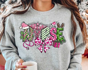 Christmas Nurse Sweatshirt, Christmas Nursing Sweater, Nurse Life Christmas Shirt, School Nurse Christmas, Christmas Nurse T Shirt