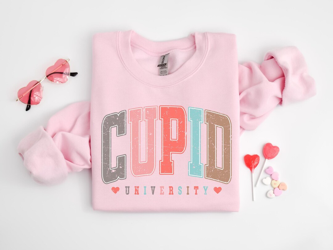 **PRE-ORDER** Cupid University Crewneck (Pink Font)