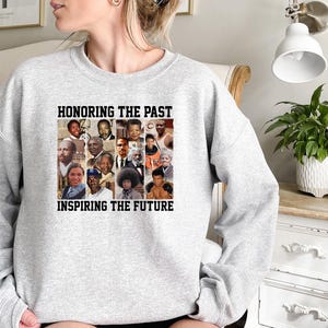 Black History Honoring The Past Inspiring The Future Teacher Shirt,Black History Month Shirt, The Future Black Shirt,Tree On The Books Gift bild 4