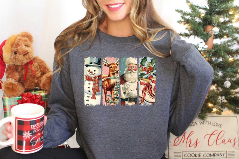 Christmas Season Sweater, Christmas Santa Family Shirts, Christmas Shirt, Christmas Family, Red Truck Shirt, Christmas Shirt image 2
