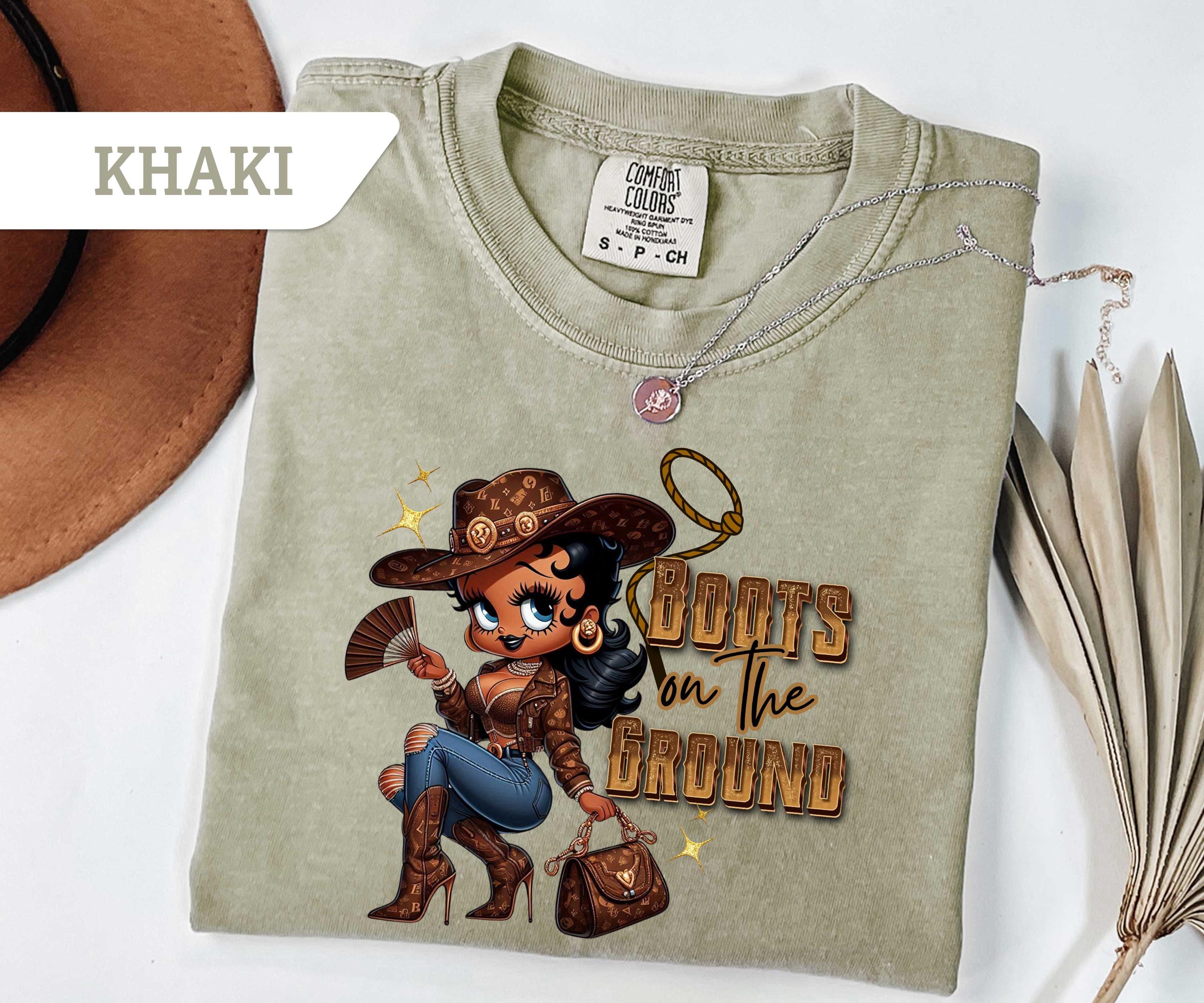 Comfort Colors®Boots On The Ground Tee, Where Them Fans At T-Shirt,County Line Dance Tee, Girl Grab Your Fans Shirt Shirt Gift,Country Music
