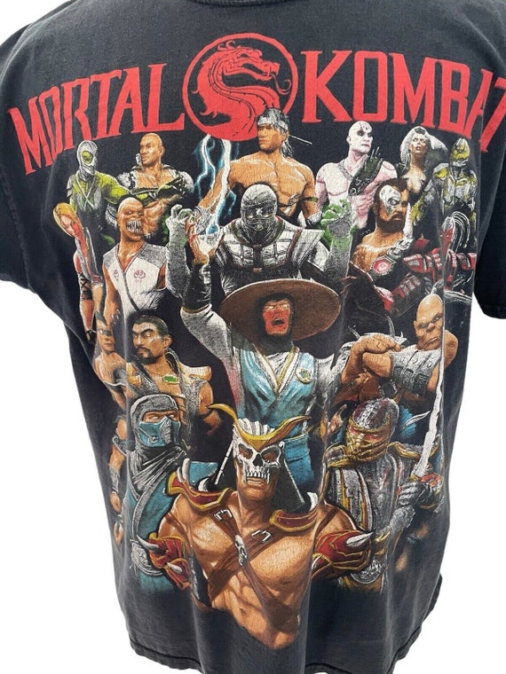 Mortal Kombat Vintage T-Shirt (Large) - image 2