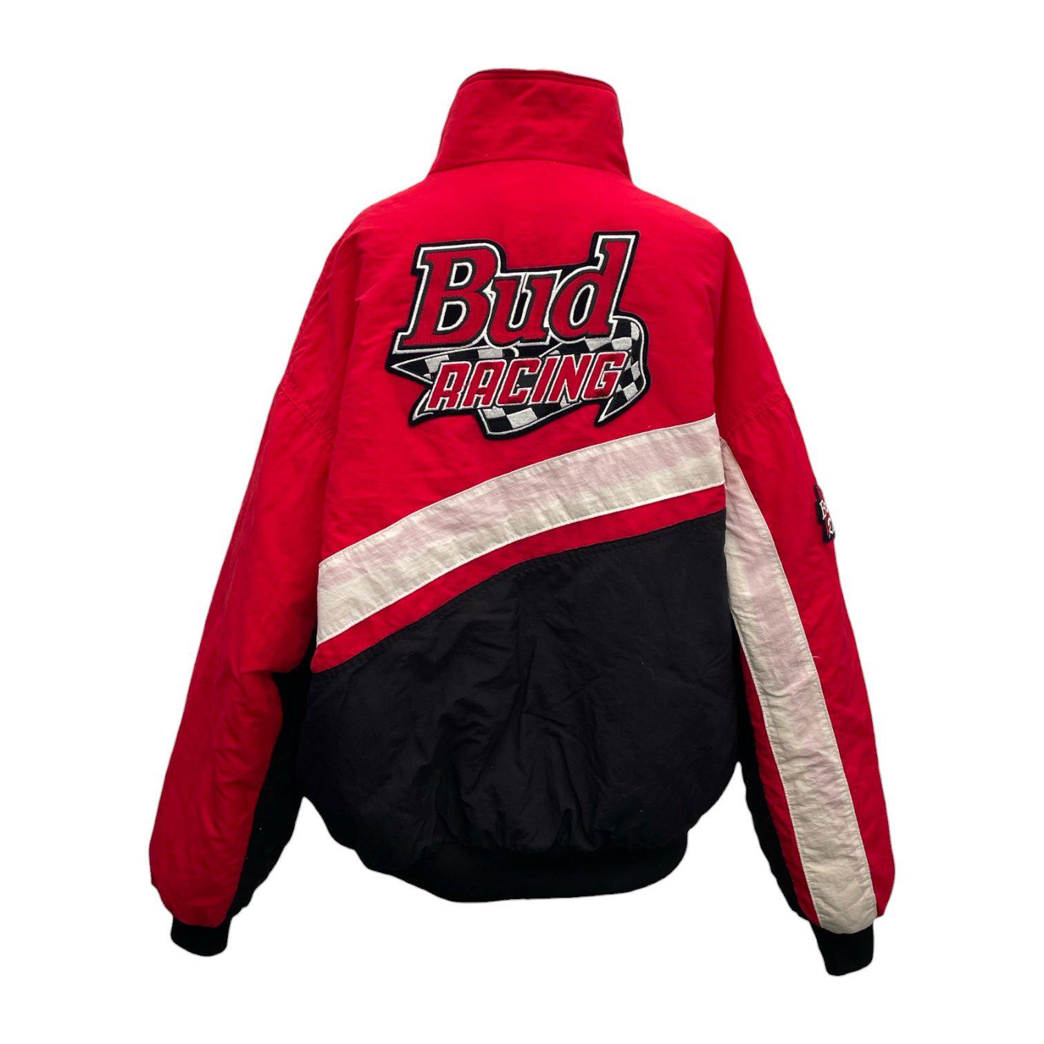 Vintage Budweiser Racing Team Embroidered Racing Jacket - Etsy