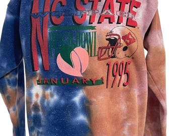 Navy Wolf Pack Sweatshirt Vintage 1995 der Navy