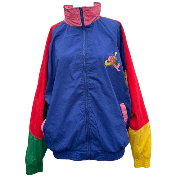 90s Nike Nike Air Jordan Vintage Jacket Vintage Nike Air Jordan Essential Mesh Lined Hooded Windbreaker Jacket –  Rokit