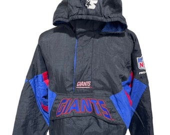 Vintage 90’s Starter Pro Line New York Giants Half Zip Pullover Jacket Sz. XL