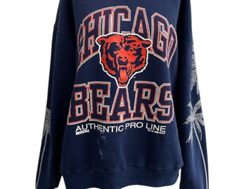 Vintage sweatshirt Chicago Bears strass palmboom 1995