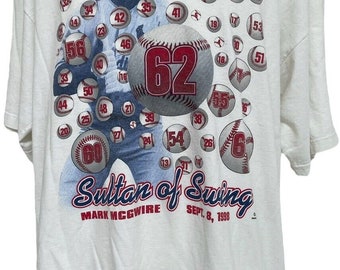 1998 Mark McGwire St Louis Cardinal Vintage T-shirt (XL)