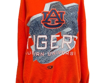 Sweat Vintage Jansport Auburn Tigers – Sport Universitaire Bleu Taille XL