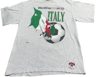 1994 World Cup Italy Nutmeg Vintage T-shirt USA Double Sided Rare XL