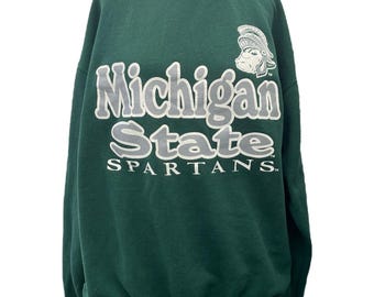 ミシガン州立大学ヴィンテージスウェットシャツ - Etsy 日本