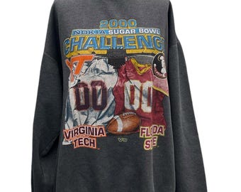 Vintage Y2K-sweater Florida State vs. Virginia Tech