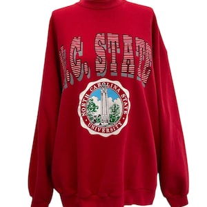 Vintage sweatshirt van de North Carolina State University afbeelding 1