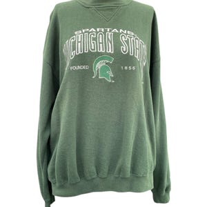 Michigan State Spartans Athletics Vintage Crewneck