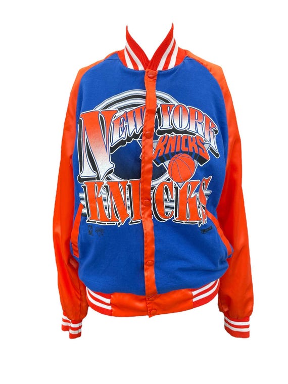 New York Knicks Vintage Bomber Jacket With Vintage Graphic - Etsy