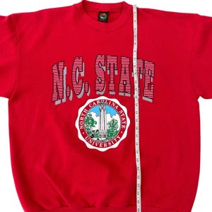 Vintage sweatshirt van de North Carolina State University afbeelding 4