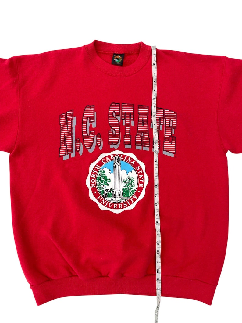 Vintage sweatshirt van de North Carolina State University afbeelding 4