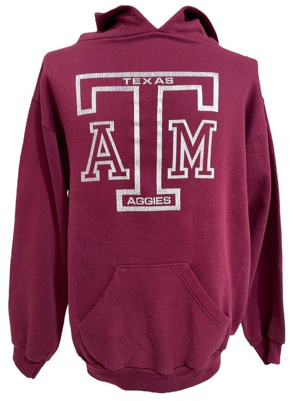 Texas A&M Aggies Hoodie Sweatshirt Ncaa Vintage (L