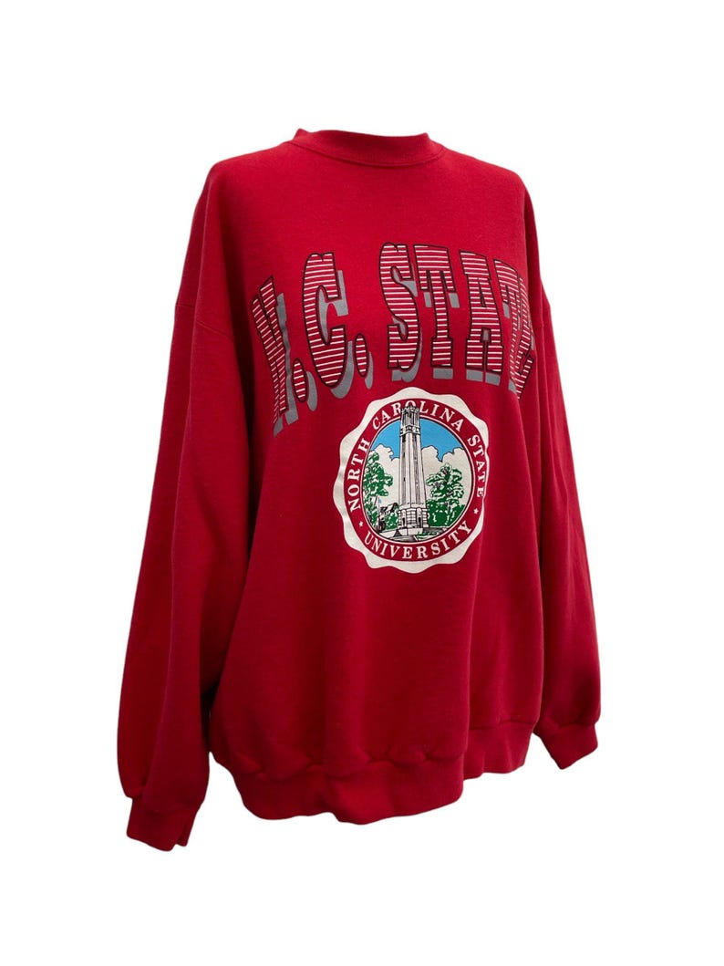 Vintage sweatshirt van de North Carolina State University afbeelding 2