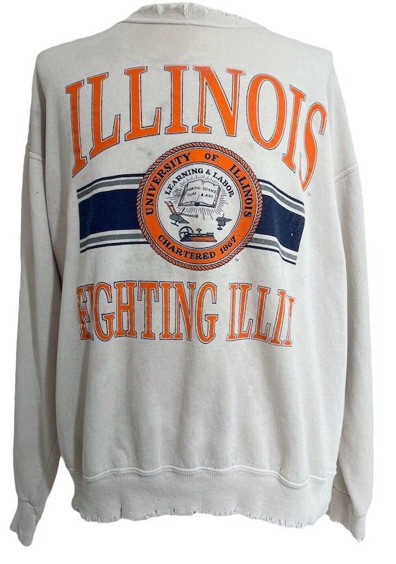University Of Illinois Vintage Sweatshirt (XL)