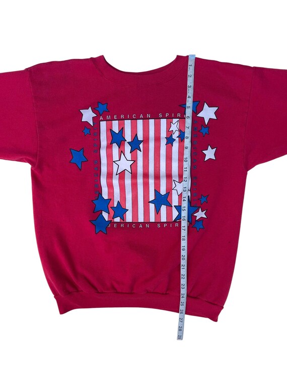 Vintage American Spirit Stars and Stripes Sweatshirt View 3