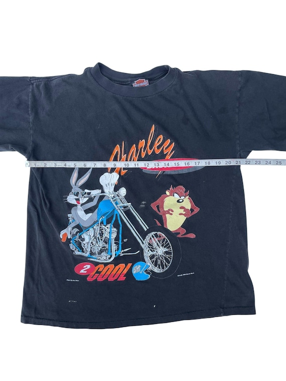 Vintage 90s Harley Davidson Bugs Bunny and Taz T-shirt - Etsy