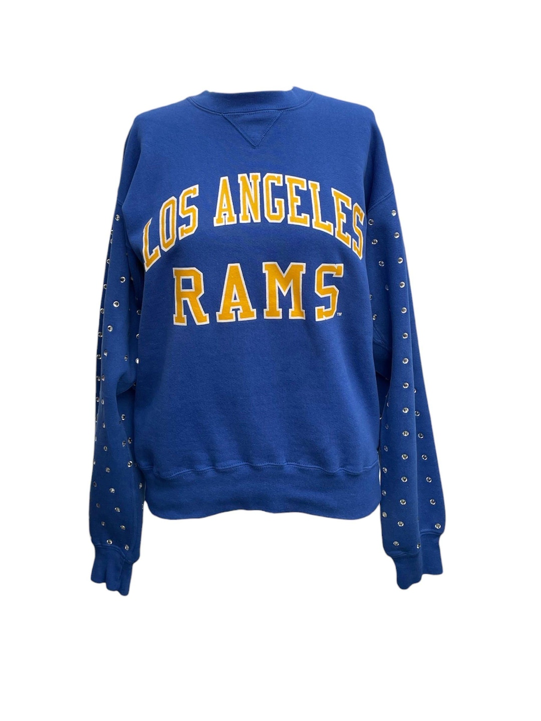Vintage Los Angeles Rams Rhinestone Sleeve Sweatshirt - Etsy