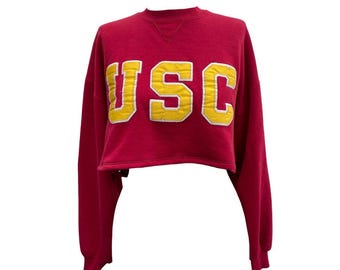 Felpa corta vintage USC