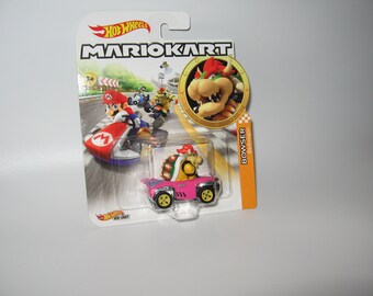 Mario kart Hot wheels collectibles retired Bowser brand new sealed !
