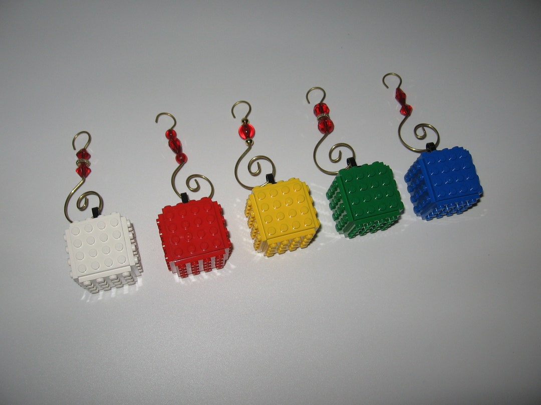 Lego Christmas Tree Ornament Lot of 5 New for 2024 Etsy