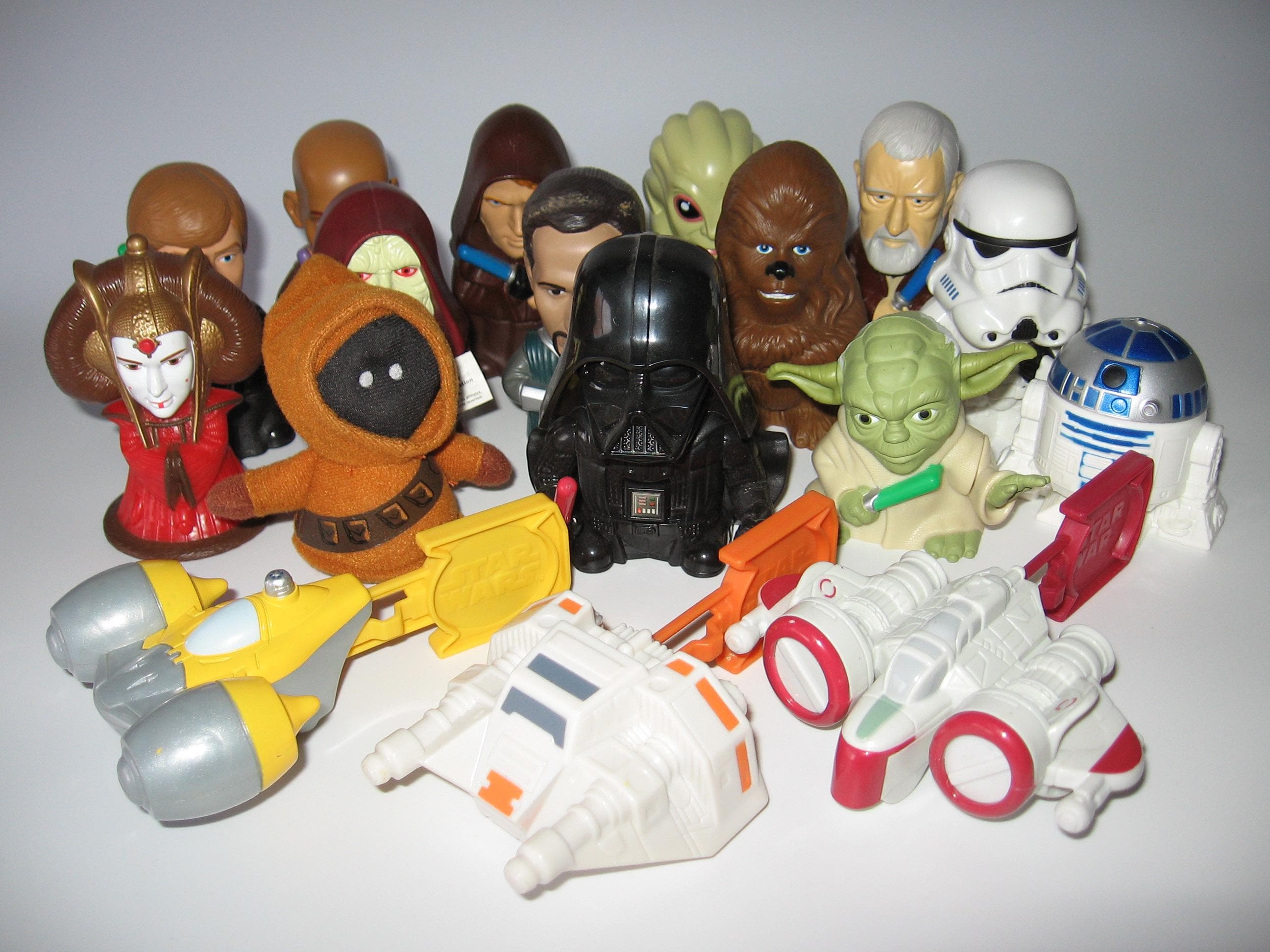 Star Wars Vintage Burger King Kids Meal Toys From 2005 Lot