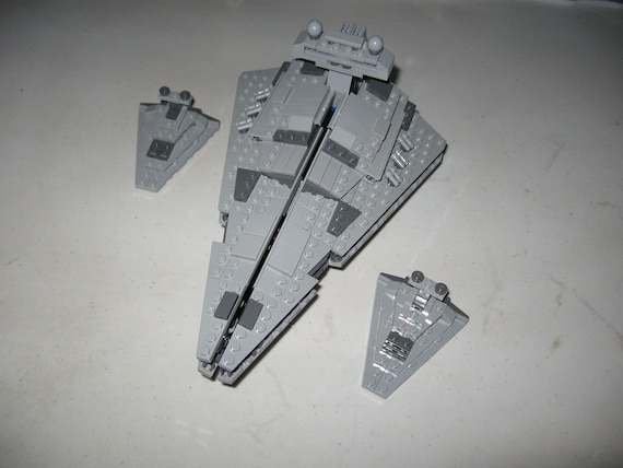 Lego Midi scale Star Destroyer Star Wars 8099 and Two Mini Star Destroyers Etsy