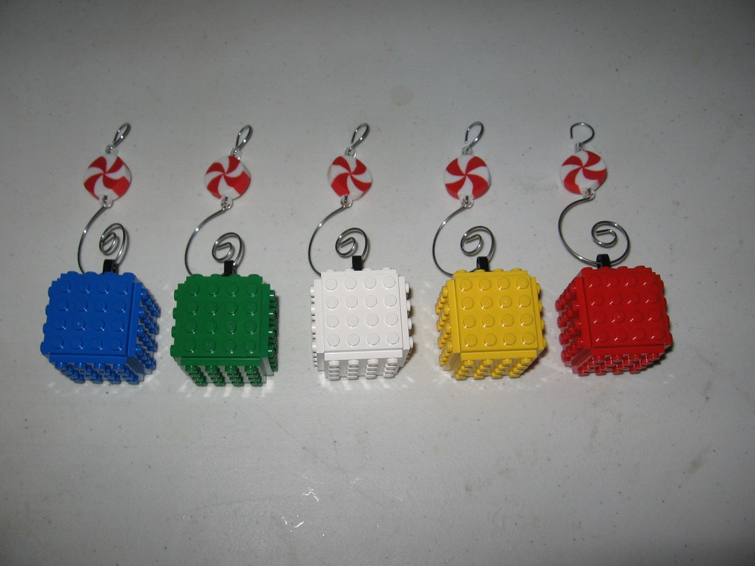 Lego Christmas Tree Ornament Lot of 5 New for 2024 Etsy