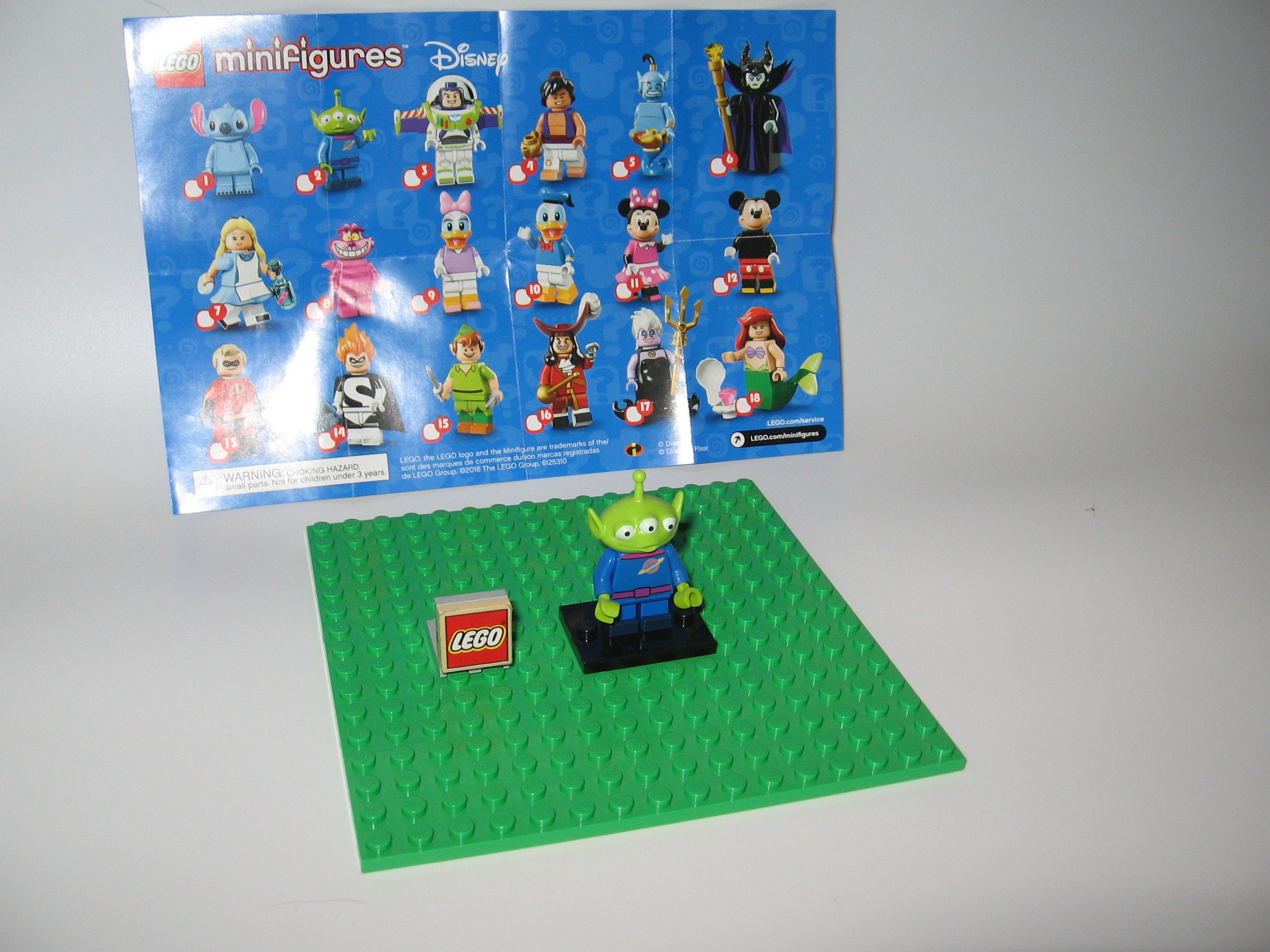 Lego Disney Series 1 Alien Minifigure With Stand Instructions and Accessories Retired and Highly Collectible. Etsy