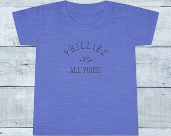 Phillies Vs Youse Toddler T-shirt, Kids Phillies Tshirt, Infant Phillies Tshirt, Philadelphia Phillies T-shirt for kids