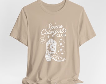 Space Cowgirls Club Vintage Unisex Jersey Short Sleeve Tee