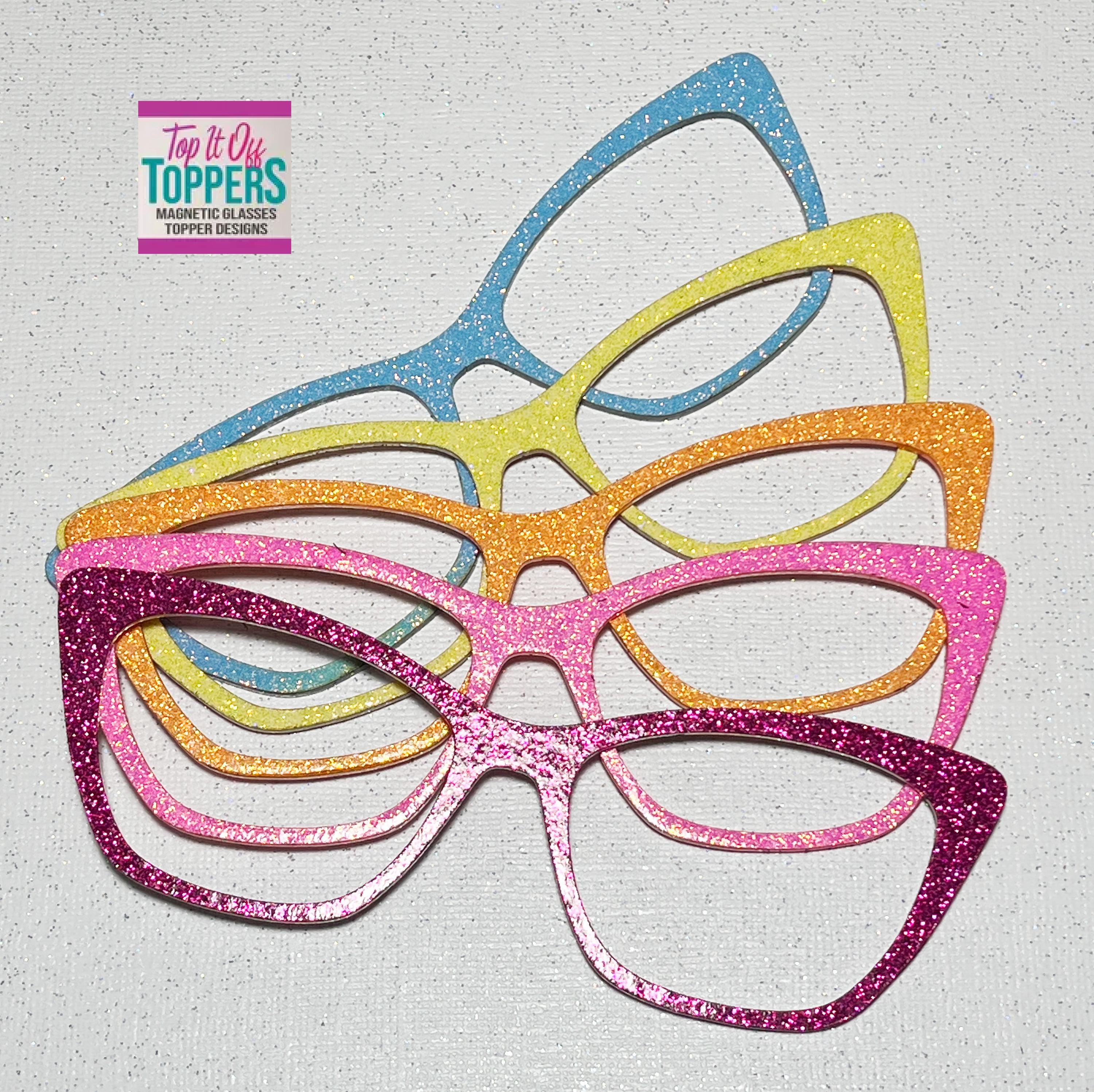 Summer Glitter Bright Eyewear Toppers - Available in Any Pair ...