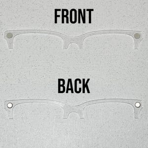 Acrylic Brow Topper Blanks for Larkin Eyewear: DIY Crafting with Magnets