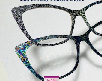 Irridescent Design Eyewear Topper (2 Styles) - Available in Any Pair Compatible Frame Style