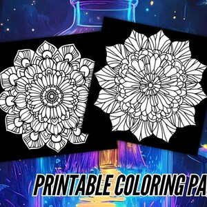 50 Mandala Patterns Coloring Pages Relaxing and Intricate Designs PDF ...