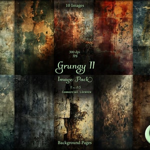 Grungy 2, Digital Junk Journal, Image Pack, Digital Paper, Instant Download, Commercial Use