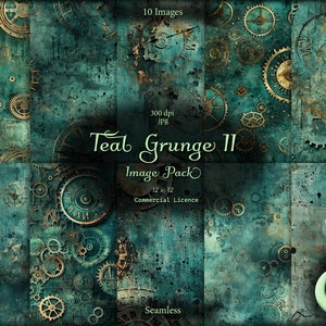 Türkises Grunge digitales Papier, nahtloses Muster, sofort download, grungy Papier, kommerzielle Nutzung