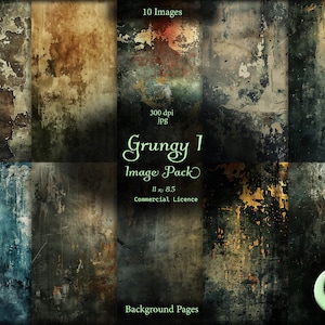Grungy 1、デジタルジャンクジャーナル、画像パック、デジタルペーパー、即時ダウンロード、商用利用