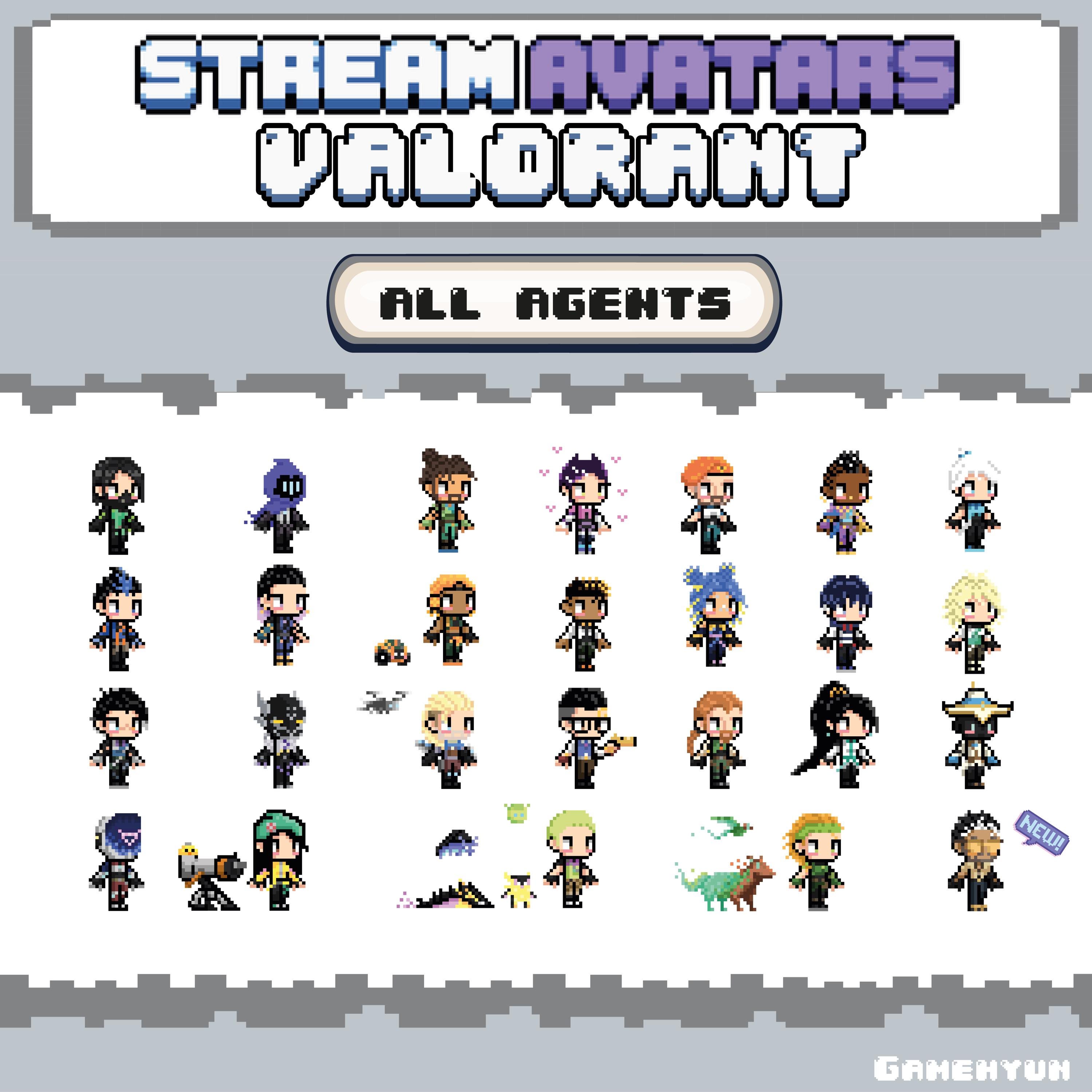 Sprite Sheet Free Stream Avatars Stream Avatars Sprites