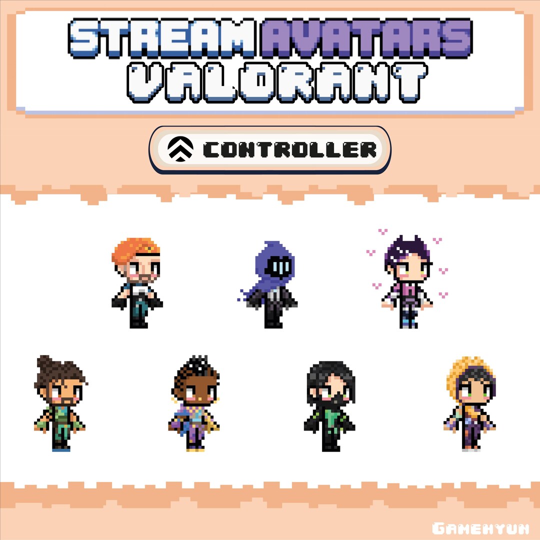 Valorant Stream Avatars. (controller Bundle) - Etsy