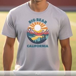 Big Bear Tee, California Shirt, Mountain Shirt, Ski Shirt, Big Bear Gifts, Ski Big Bear, Hiking Shirt, Hiking Tee, Scenic Shirt, Lake Tee