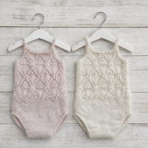 Patrón de tejido para recién nacido Tilly (descarga instantánea en PDF)