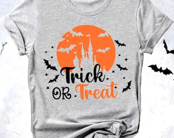 Spooky Vibes Trick or Treat Sweatshirt: Funny Halloween Party Tee