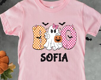 Custom Name Halloween Shirt: Spooky Toddler Tee, Trick or Treat