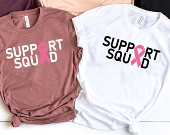 Support Squad Breast Cancer Awareness Shirt: Survivor Tee